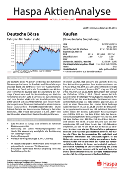 Deutsche Börse Kaufen