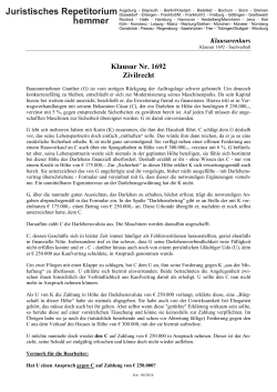 SV 1692 - Juristisches Repetitorium Hemmer