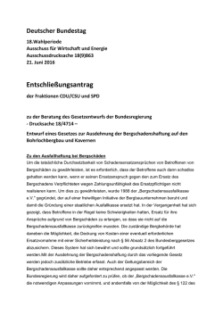 Entschließungsantrag