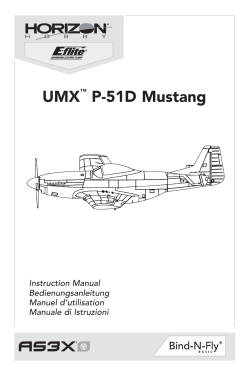 48921 EFL UMX P51 BNF Basic Manual.indb