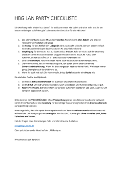 hbg lan party checkliste - HBG