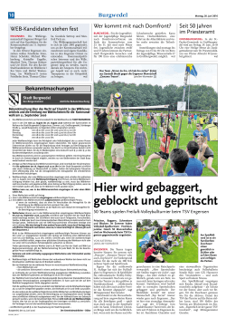 Pressebericht - TSV Engensen