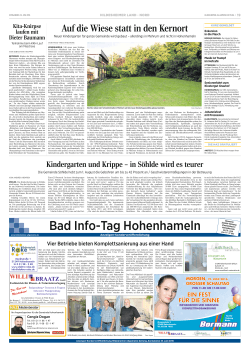 Bad Info-Tag Hohenhameln - Hildesheimer Allgemeine Zeitung
