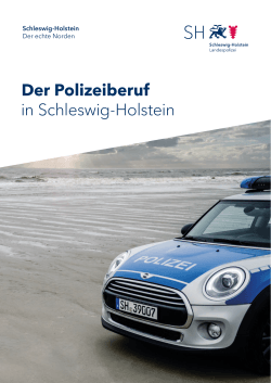 Der Polizeiberuf in Schleswig