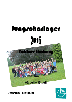 JS Lager 2016 - Pfarre Breitensee