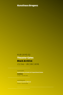 PDF - Kunsthaus Bregenz