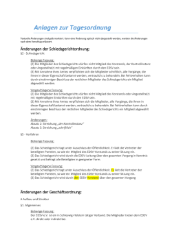 eingereichte Antr&auml;ge