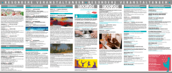 Programmflyer Juli-September 2016