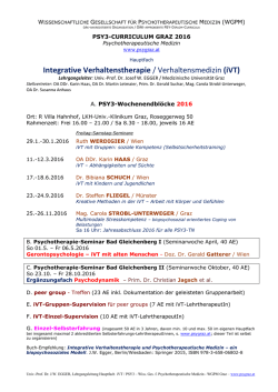 Integrative Verhaltenstherapie