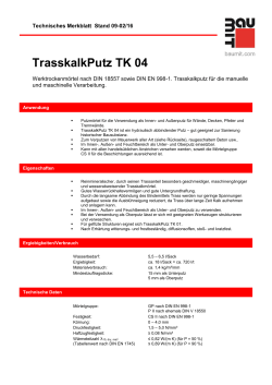 TrasskalkPutz TK 04