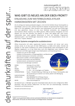 EBOS Weiterbildung 2016