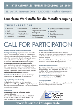call for participation