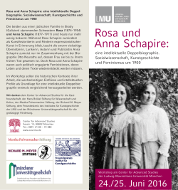 Rosa und Anna Schapire
