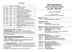 gottesdienste - St. Maximin &uuml;ber Niederbrechen