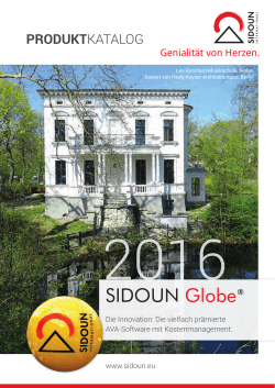 SIDOUN Globe - AVA Software von Sidoun