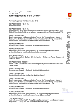 Pressemitteilung - Meetingpoint JL