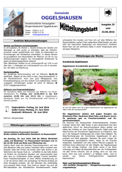 Mitteilungsblatt 23.06.2016