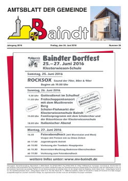 Amtsblatt vom 24.06.2016