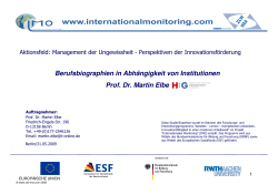 Expertise_Elbe - International Monitoring: Home