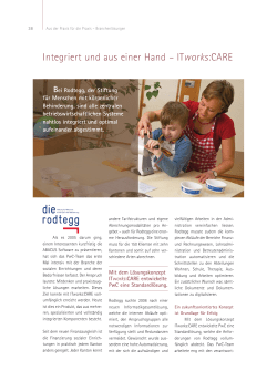 Integriert und aus einer Hand – ITworks:CARE