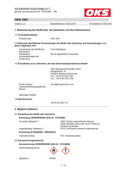 OKS 1601 - OKS Spezialschmierstoffe GmbH