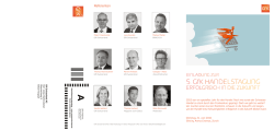 5. gfK HandElstagung