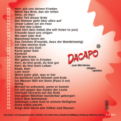 34 Lieder aus dem religiösen Teil