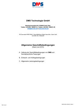 AGB - DMS Technologie GmbH