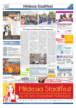 Hildesia Stadtfest - Hildesheimer Allgemeine Zeitung