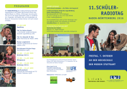 Schülerradiotag 2016 - Landesvereinigung Kulturelle Jugendbildung