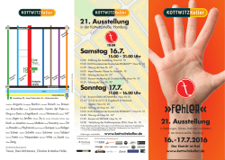 21. Ausstellung - Kottwitzkeller