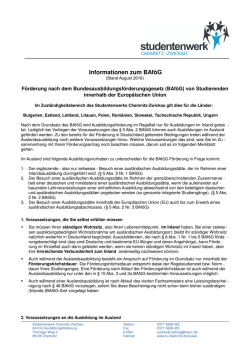 Merkblatt Studierende EU - Studentenwerk Chemnitz