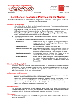 Merkblatt A04 - Kantonale Fachstellen für Chemikalien