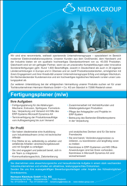 Fertigungsplaner (m/w)