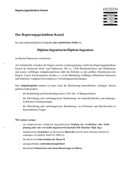 Diplom-Ingenieurin/Diplom-Ingenieur im Bereich Bauwesen