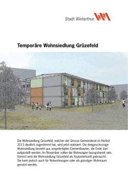Informationsflyer f&uuml;r Anwohnende