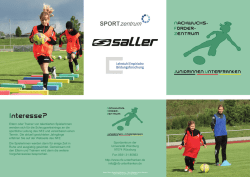 Interesse? - NFZ Juniorinnen Unterfranken