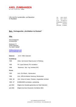 LWL-Architektur im Kontext