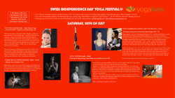 Independence Yoga Festival@Yogalives 30. Juli - 1