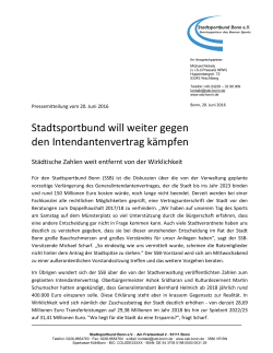 Pressemitteilung Stadtsportbund 20.06.2016
