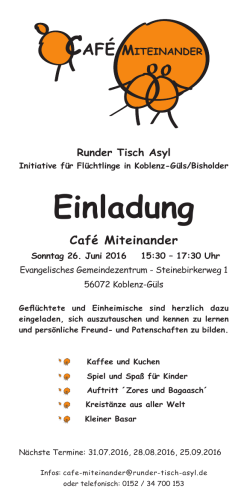 Zum Flyer - Runder Tisch Asyl