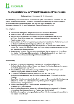 Dieses Stellenangebot als PDF speichern
