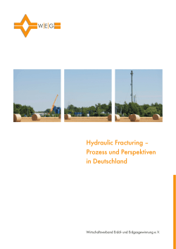 Hydraulic Fracturing - Wirtschaftsverband Erd&ouml;l