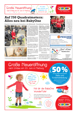 Gro&szlig;e Neuer&ouml;ffnung