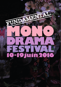 Monolabo - Fundamental Monodrama Festival