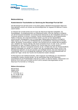 Im Interesse der Umwelt erfolgt die Sanierung der