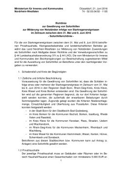Soforthilferichtlinie des Landes NRW [ PDF , 26 KB ]