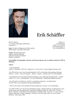 Vita Erik - Erik Schäffler