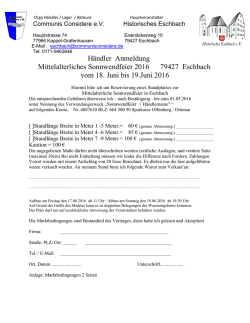 H&auml;ndler Anmeldung Mittelalterliches Sonnwendfeier 2016 79427