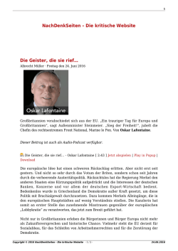NachDenkSeiten – Die kritische Website